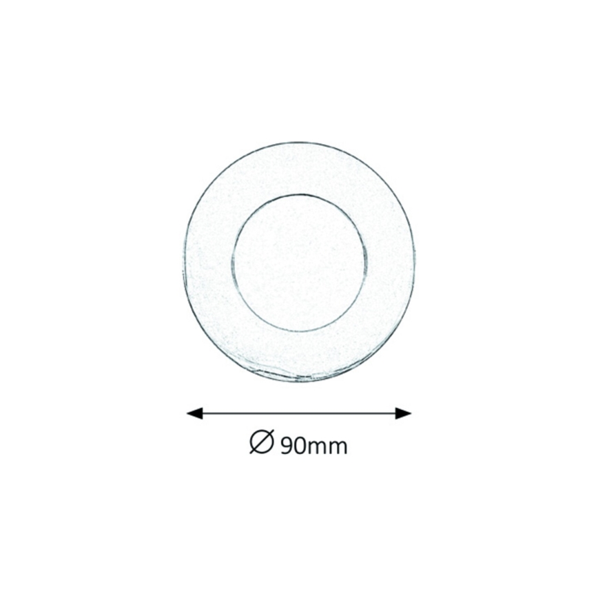 Rabalux - LED Koupelnové podhledové svítidlo LED/3W/230V IP44 4000K