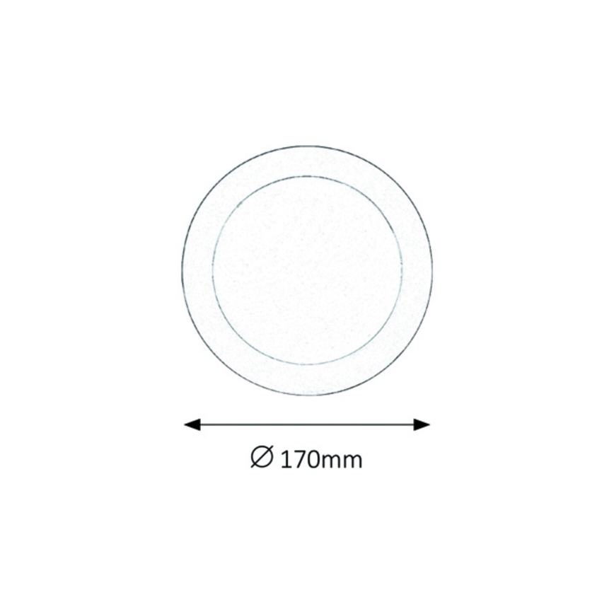 Rabalux - LED Koupelnové podhledové svítidlo LED/12W/230V 4000K IP44