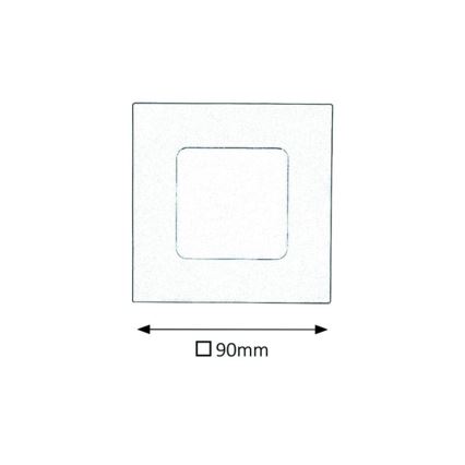 Rabalux - LED Koupelnové podhledové svítidlo LED/3W/230V 3000K IP44