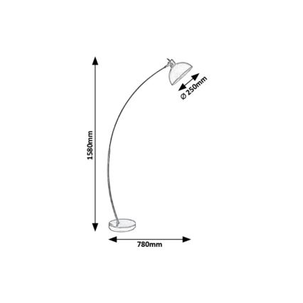 Rabalux - Stojací lampa 1xE27/40W/230V