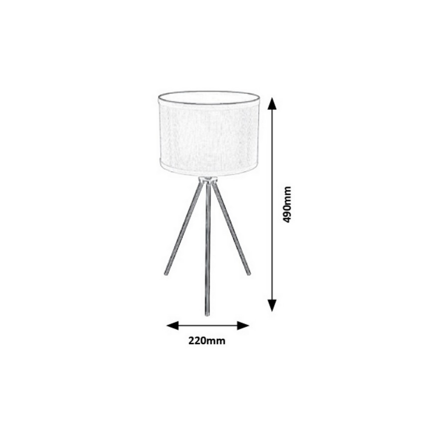 Rabalux - Stolní lampa 1xE27/60W/230V