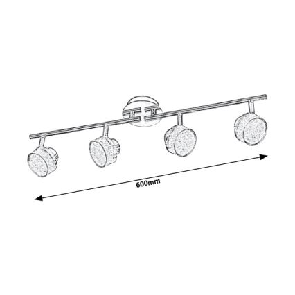 Rabalux - LED Stropní bodové svítidlo 4xLED/5W/230V