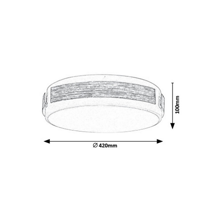 Rabalux - LED Stmívatelné stropní svítidlo LED/24W/230V
