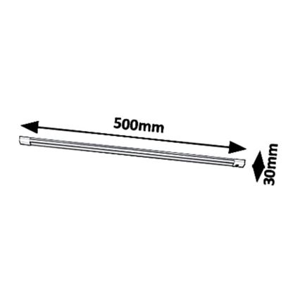 Rabalux - LED Stmívatelné podlinkové svítidlo se senzorem LED/8W/230V