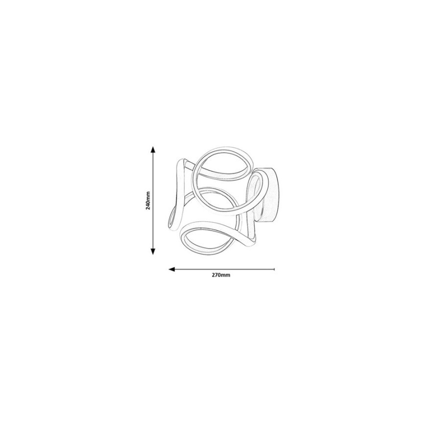 Rabalux - LED Nástěnné svítidlo LED/11W/230V 3000K