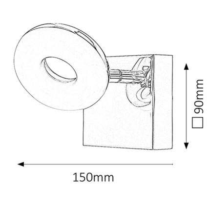 Rabalux - LED koupelnové svítidlo LED/5W/230V IP44