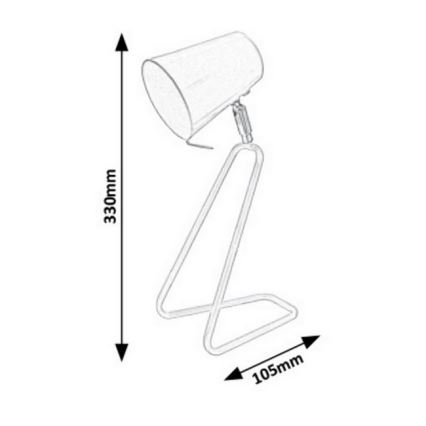 Rabalux - Stolní lampa 1xE14/25W/230V