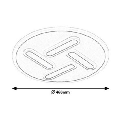 Rabalux - LED Stmívatelné stropní svítidlo LED/36W/230V pr. 46,8 cm