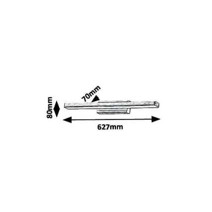 Rabalux - LED Koupelnové osvětlení zrcadla LED/18W/230V IP44