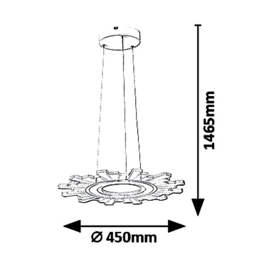 Rabalux - LED Lustr na lanku FELICITY LED/30W/230V