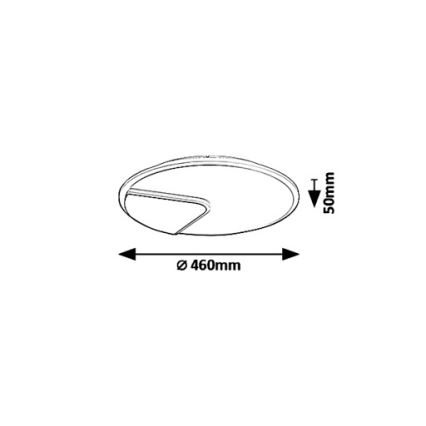 Rabalux 6329 - LED Stropní svítidlo BOSWELL LED/40W/230V