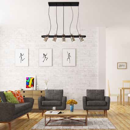 Rabalux - LED Lustr na lanku RAVEN LED/25W/230V