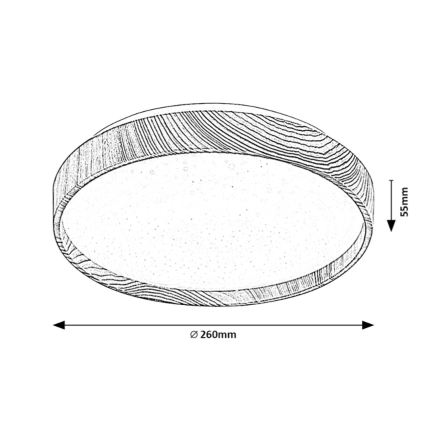 Rabalux - LED Stropní svítidlo LED/12W/230V pr. 26 cm