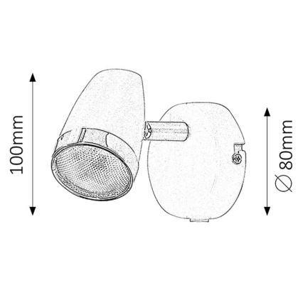 Rabalux - LED Bodové svítidlo LED/4W/230V