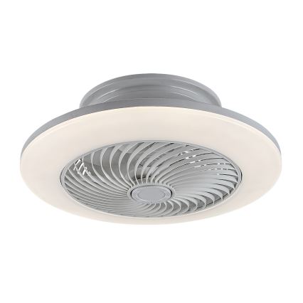 Rabalux - LED Stmívatelné stropní svítidlo s ventilátorem DALFON LED/36W/230V 3000-6000K + dálkové ovládání