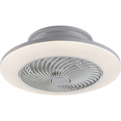 Rabalux - LED Stmívatelné stropní svítidlo s ventilátorem DALFON LED/36W/230V 3000-6000K + dálkové ovládání