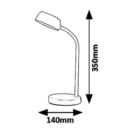 Rabalux - LED Stolní lampa LED/4,5W/230V