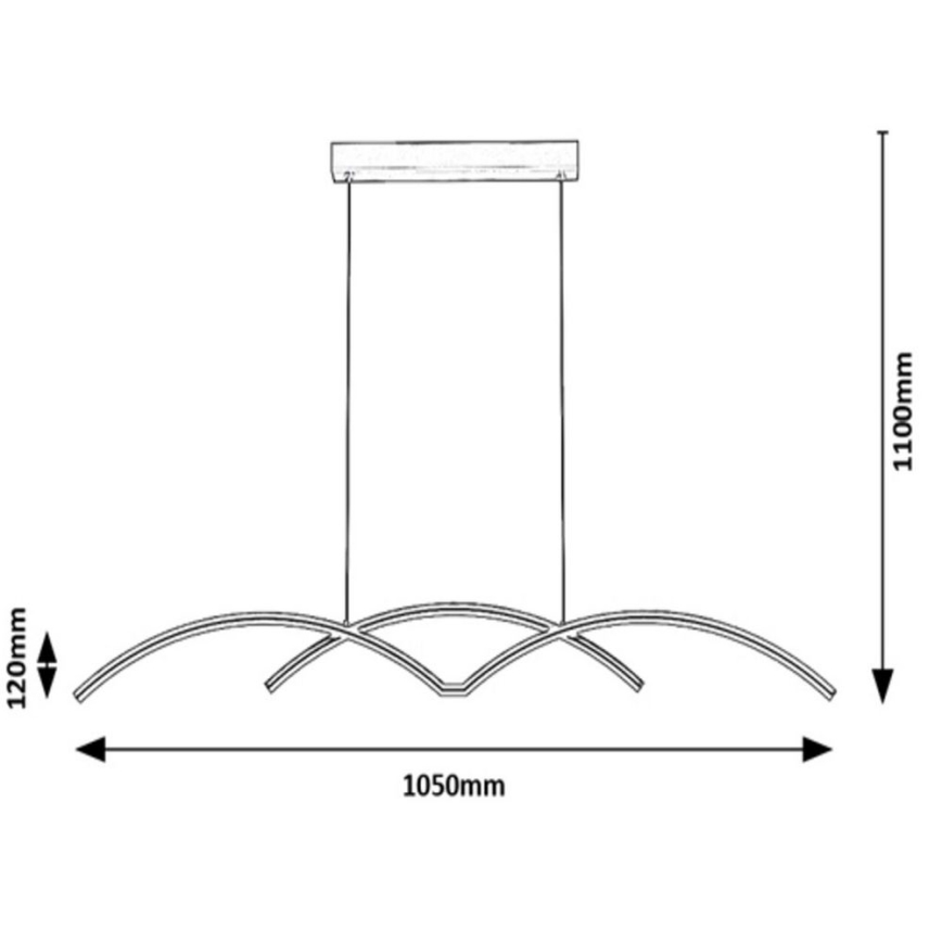 Rabalux - LED Lustr na lanku LED/40W/230V
