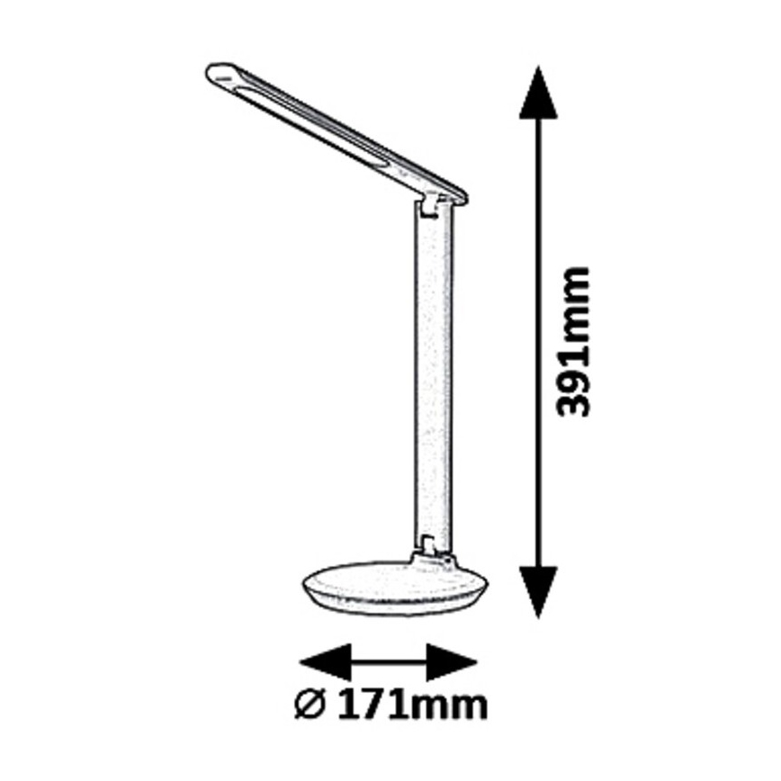 Rabalux - LED Stmívatelná stolní lampa LED/9W/230V