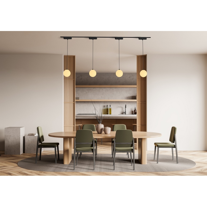 Rabalux - LED Lustr na lanku do 1-fázového lištového systému LED/5W/230V 3000K černá