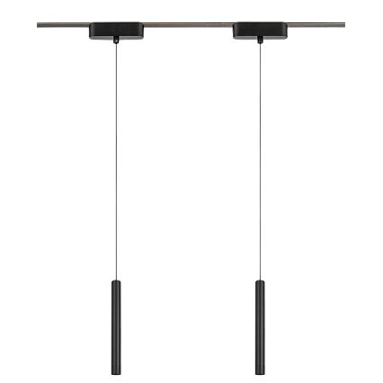 Rabalux - LED Lustr na lanku do 1-fázového lištového systému LED/5W/230V 3000K černá