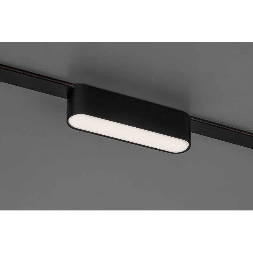 Rabalux - LED Stropní svítidlo do 1-fázového lištového systému LED/6W/230V 3000K 11,5 cm černá
