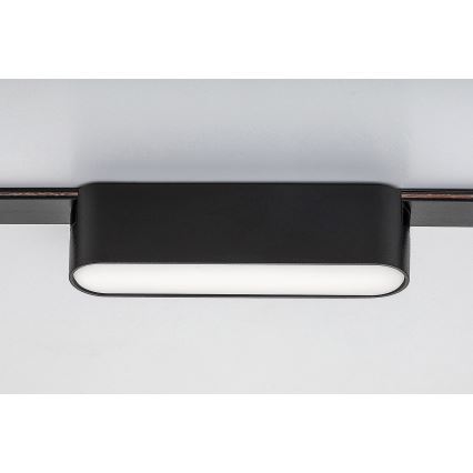 Rabalux - LED Stropní svítidlo do 1-fázového lištového systému LED/6W/230V 3000K 11,5 cm černá