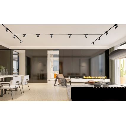 Rabalux - LED Bodové svítidlo do 1-fázového lištového systému LED/10W/230V 4000K černá
