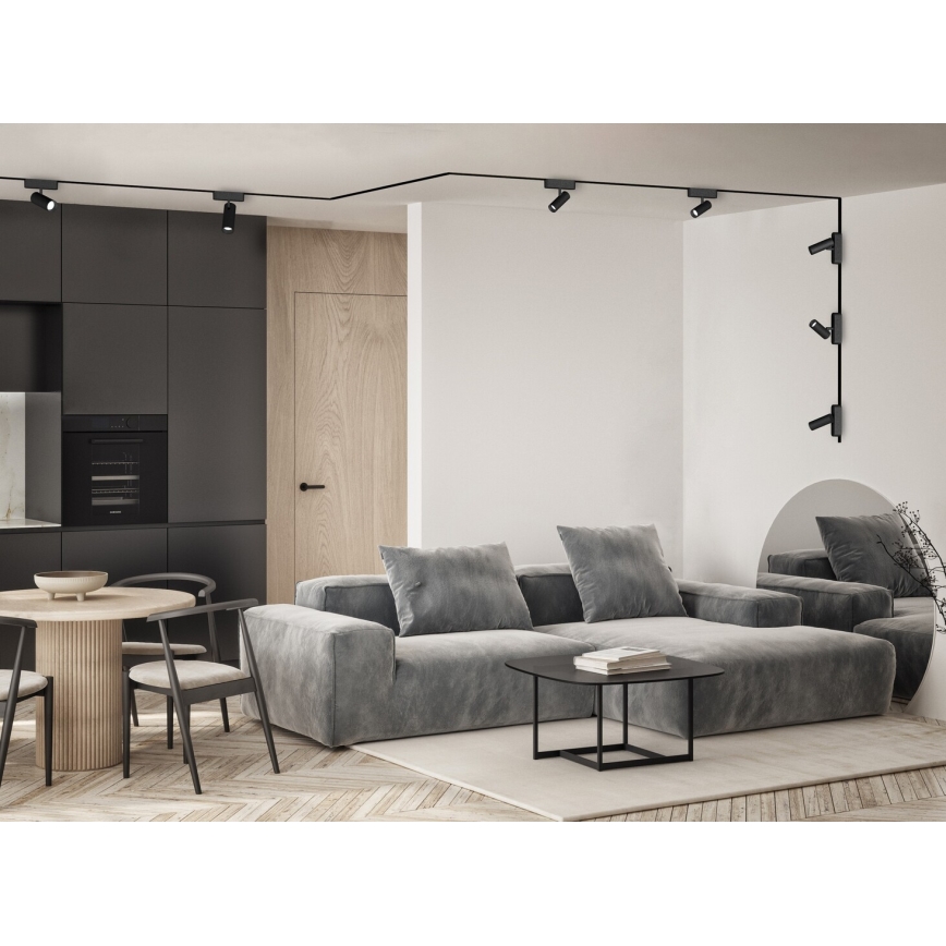 Rabalux - LED Bodové svítidlo do 1-fázového lištového systému LED/10W/230V 4000K černá