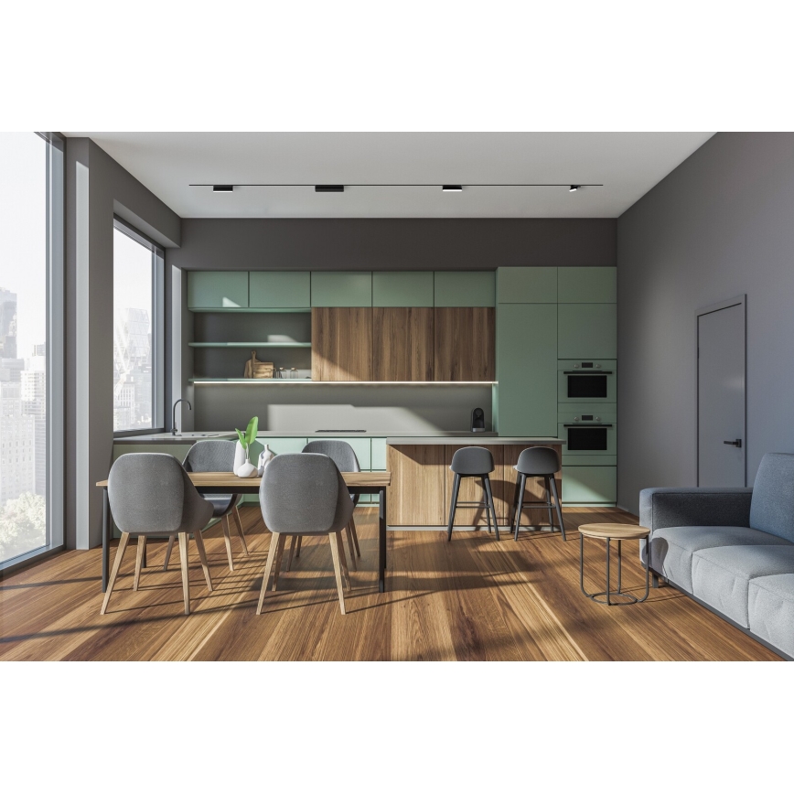 Rabalux - LED Stropní svítidlo do 1-fázového lištového systému LED/16W/24V 4000K 33 cm černá