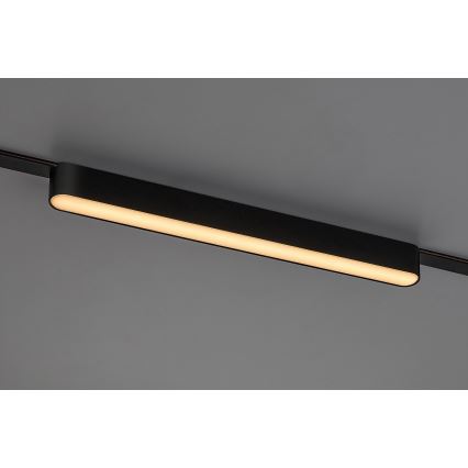 Rabalux - LED Stmívatelné stropní svítidlo do 1-fázového lištového systému LED/16W/24V 2700-5500K Wi-Fi Tuya 33 cm černá
