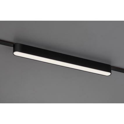 Rabalux - LED Stmívatelné stropní svítidlo do 1-fázového lištového systému LED/16W/24V 2700-5500K Wi-Fi Tuya 33 cm černá