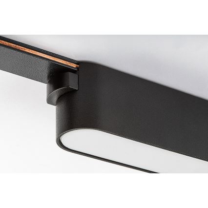 Rabalux - LED Stmívatelné stropní svítidlo do 1-fázového lištového systému LED/16W/24V 2700-5500K Wi-Fi Tuya 33 cm černá