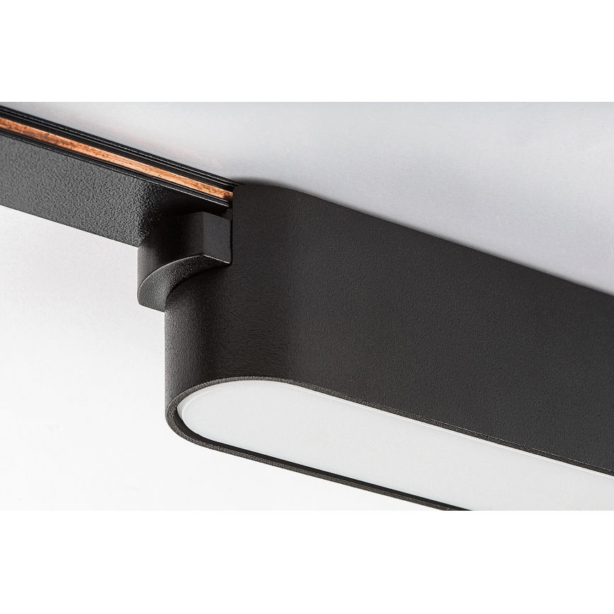Rabalux - LED Stmívatelné stropní svítidlo do 1-fázového lištového systému LED/16W/24V 2700-5500K Wi-Fi Tuya 33 cm černá