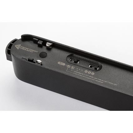 Rabalux - LED Stmívatelné stropní svítidlo do 1-fázového lištového systému LED/16W/24V 2700-5500K Wi-Fi Tuya 33 cm černá