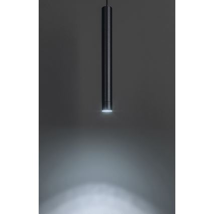 Rabalux - LED Stmívatelný lustr na lanku do 1-fázového lištového systému LED/5W/24V 2700-5500K Wi-Fi Tuya černá