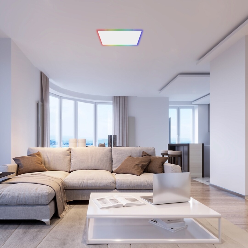 Rabalux - LED RGB Stmívatelné stropní svítidlo LED/18W/230V 3000-6500K 30x30 cm + dálkové ovládání