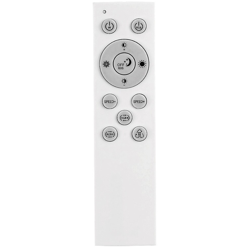 Rabalux - LED RGB Stmívatelné stropní svítidlo LED/18W/230V 3000-6500K 30x30 cm + dálkové ovládání