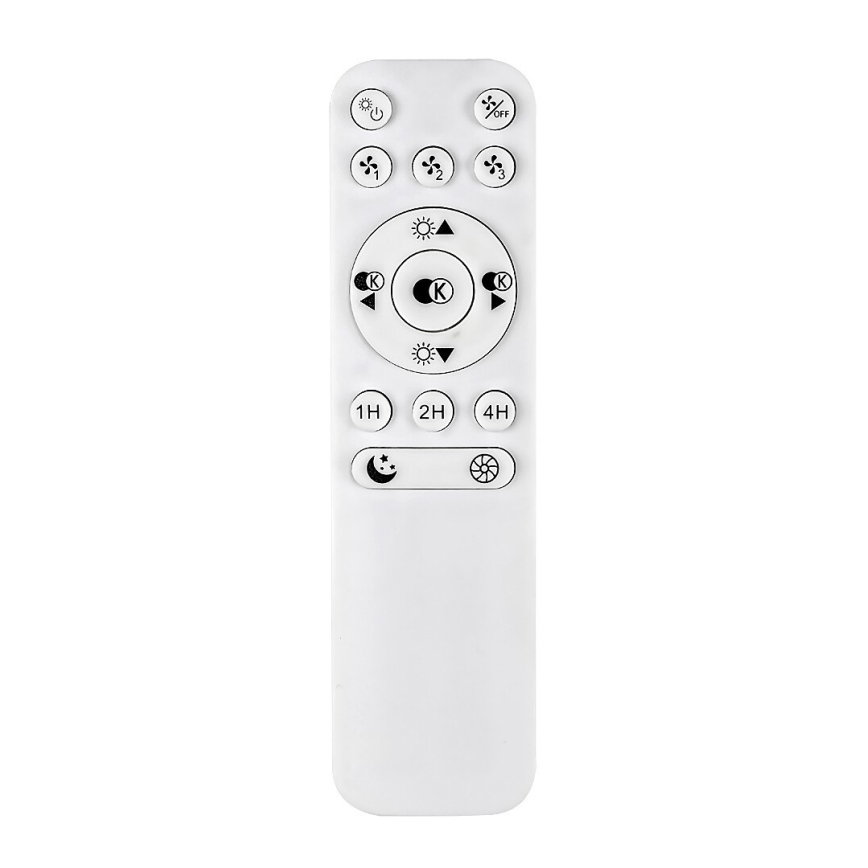 Rabalux - LED Stmívatelné stropní svítidlo s ventilátorem LED/30W/230V 3000-6500K + dálkové ovládání