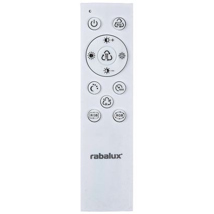 Rabalux - LED RGBW Stmívatelné stropní svítidlo LED/40W/230V 2700-6500K + dálkové ovládání