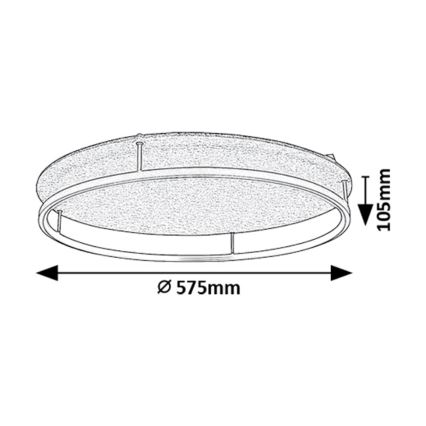 Rabalux - LED Stropní svítidlo LED/40W/230V 3000/4000K