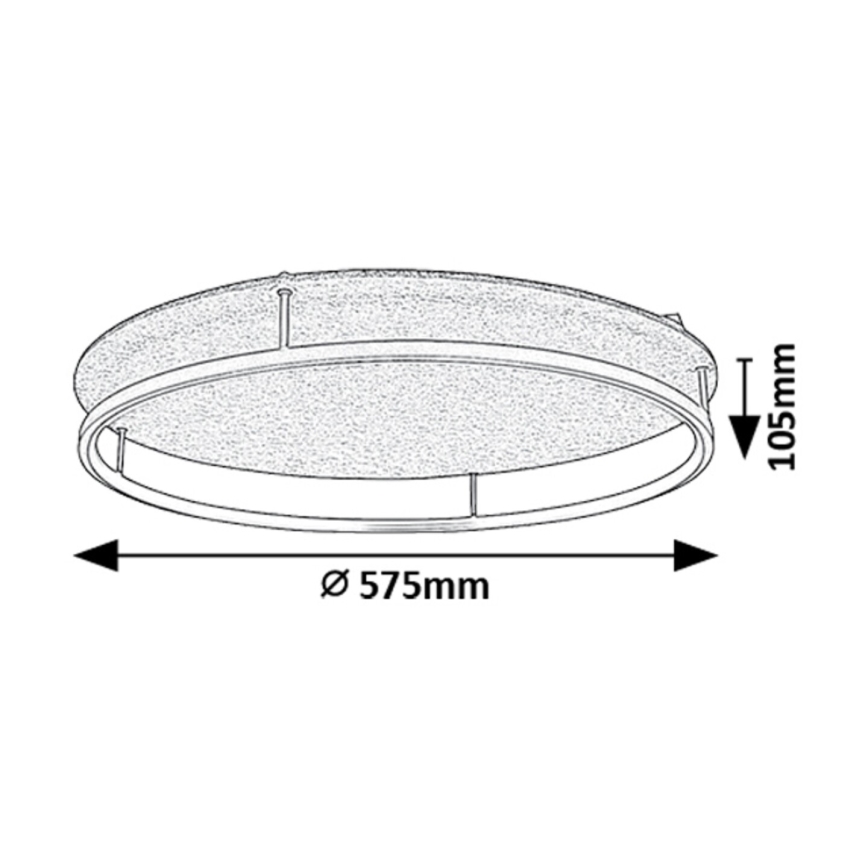 Rabalux - LED Stropní svítidlo LED/40W/230V 3000/4000K