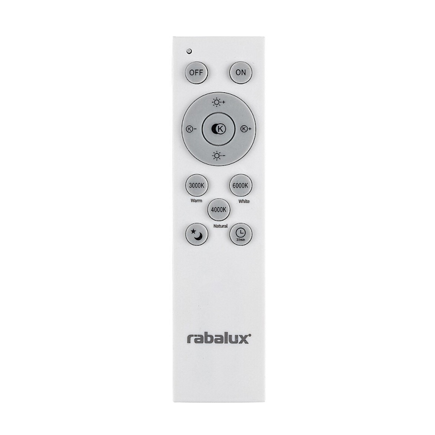 Rabalux - LED Stmívatelný lustr na lanku LED/60W/230V 3000-6000K černá + dálkové ovládání