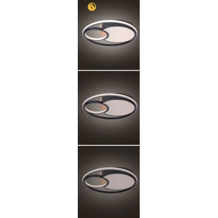 Rabalux - LED Stmívatelné stropní svítidlo LED/81W/230V 3000K/4000K/6000K + dálkové ovládání