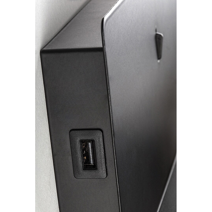 Rabalux - LED Nástěnné svítidlo s poličkou a USB portem LED/6W/230V 3000K