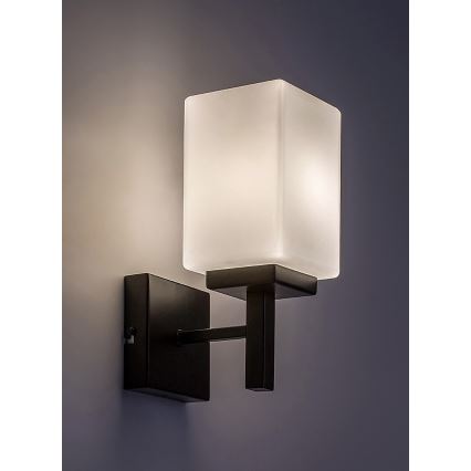 Rabalux - Koupelnové nástěnné svítidlo 1xE14/10W/230V IP44 černá
