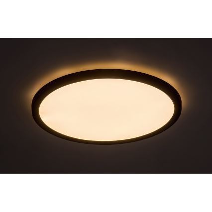 Rabalux - LED Stropní svítidlo LED/24W/230V 3000/4000/6000K pr. 29 cm černá