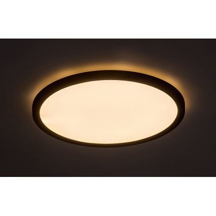 Rabalux - LED Stropní svítidlo LED/36W/230V 3000/4000/6000K pr. 50 cm černá