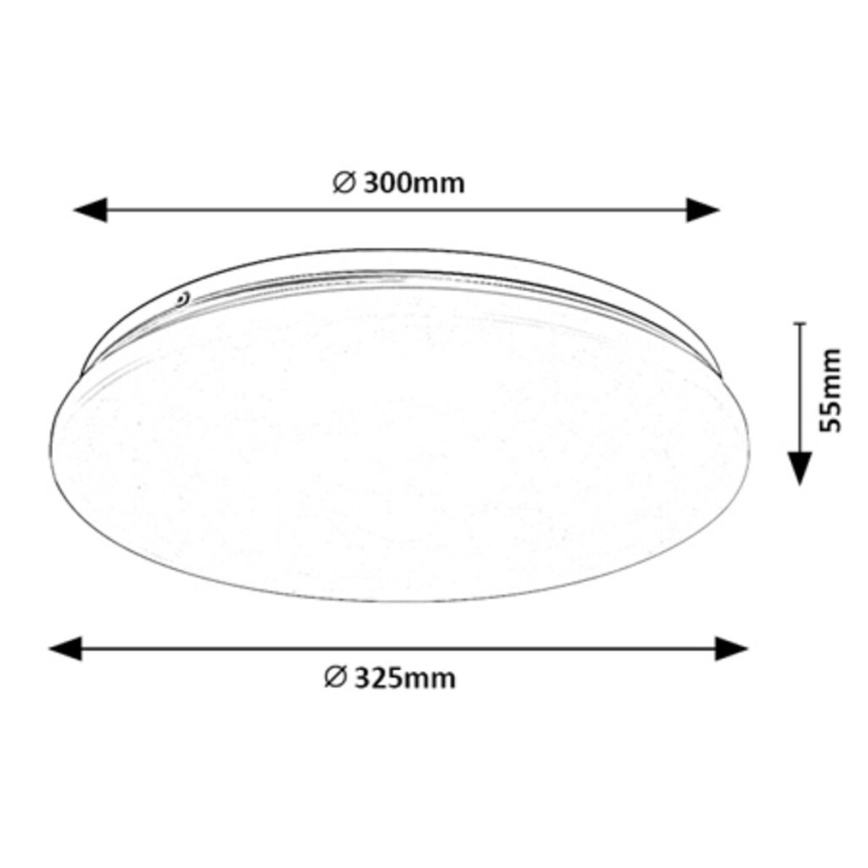 Rabalux - LED Stropní svítidlo LED/18W/230V 4000K 32 cm
