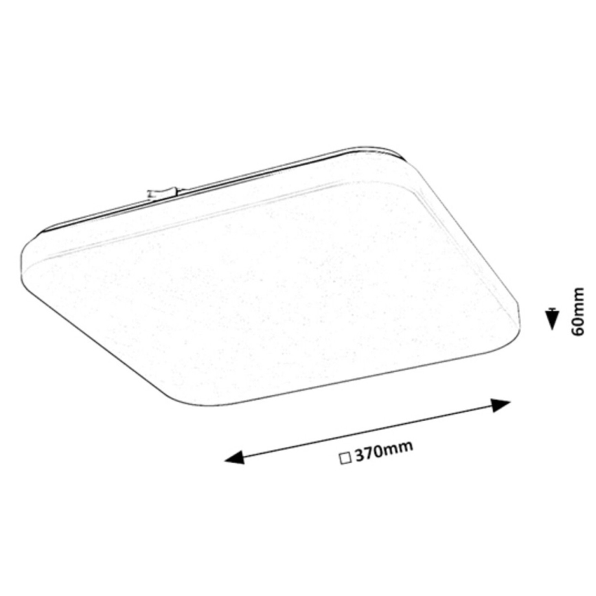Rabalux - LED Stropní svítidlo LED/24W/230V 3000K 37x37 cm